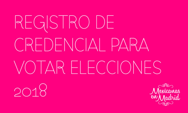Registro de Credenciales para Votar.