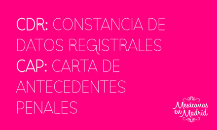 Constancia de Antecedentes Penales, Constancia de Datos Registrales.