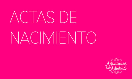 Actas de Nacimiento
