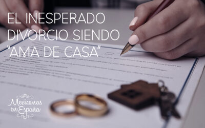 El inesperado divorcio siendo «ama de casa»